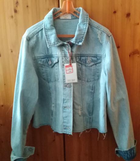 Nová džínové bunda 44, f&f,xxl