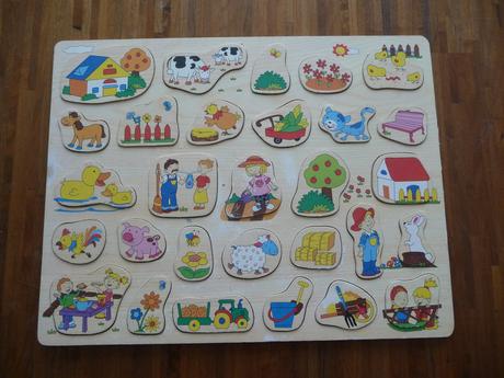 Statek dřevěná vkládačka,