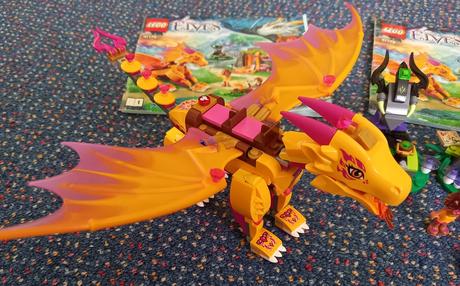Lego elves 41175 - fire dragon's lava cave,