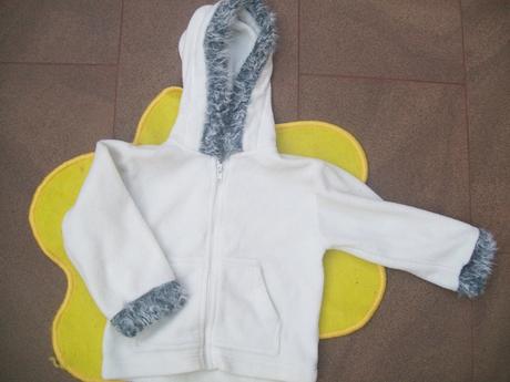 Fleesová mikina s kapucí, 104