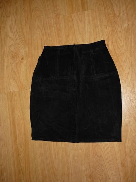 Dívčí zimní sukně semišová vel.152/158, 152