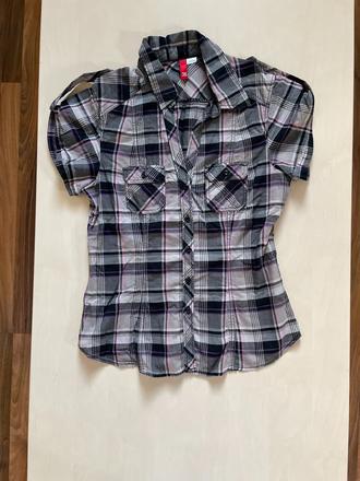 Káro halenka, vel s, hm divided, h&m,s