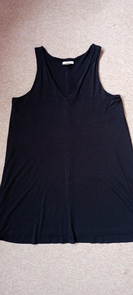 Černé šaty zn."h&m basic" vel."m", h&m,m