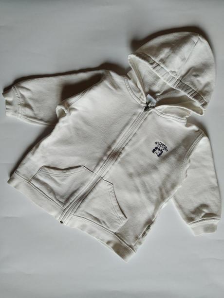 Mikinka s medvídkem bílá, 80