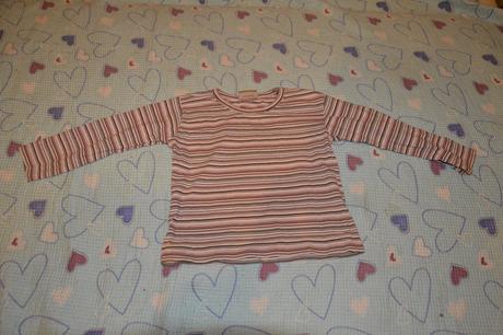 Bavlněné prouhaté tričko, na donošení, 98