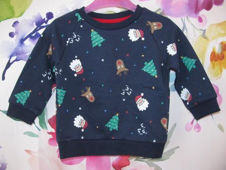 Tmavě modrá mikina, teplákovina, primark,80