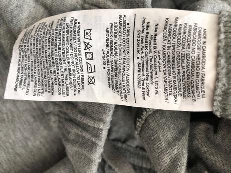 Šedé bavlněné kraťasy nike s, nike,s