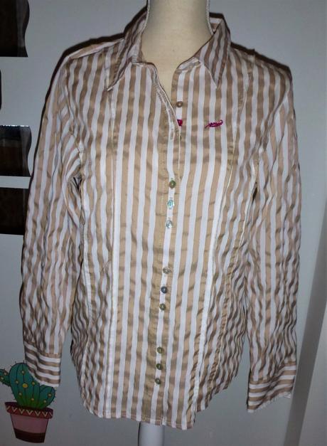 Košilová halenka zeštíhlující - vel.l, l