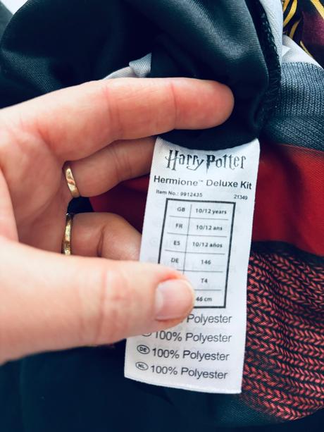 An11/ kostým plášť harry potter - v.10/12 let, 