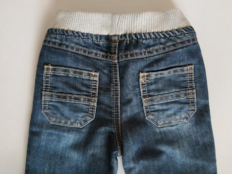 Džínečky s gumou v pase, f&f,74