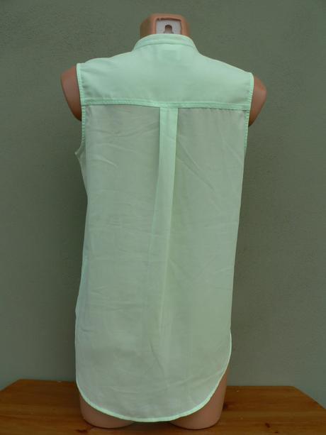 Pistáciová halenka blůzka top weekday - vel.s/m, m