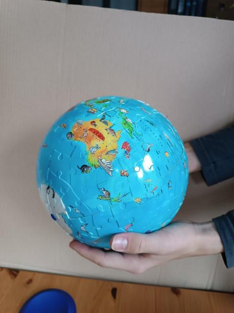 Otočný globus puzzle 180 dílů, 