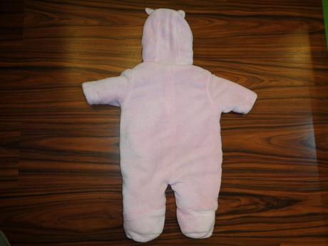 Překrásný teplý zimní overal se zajíčkem, baby,62