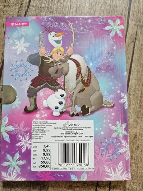 Deníček s frozen, 