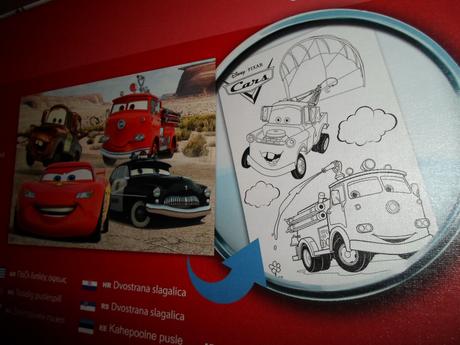 Puzzle auta k domalování, 