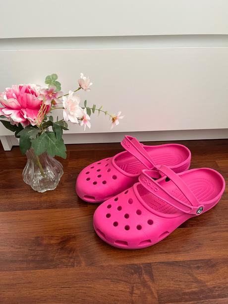 Crocs mary jane růžové w10/eu 42-43 originál, crocs,42