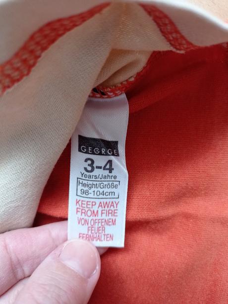 Triko dlouhý rukáv / slabá mikina george 98/104, george,98