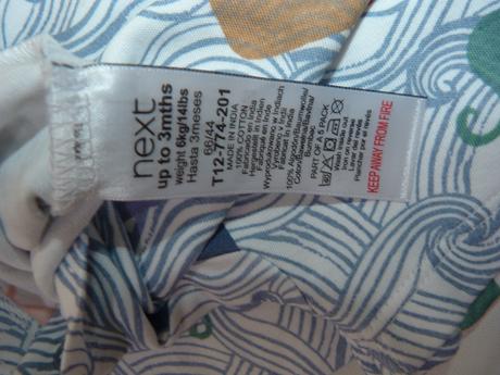 Next bavlněný letní overálek vel.62, next,62