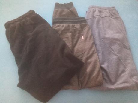 3x tepláky, xl