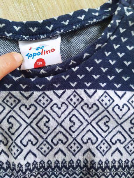 Teplé šaty, topolino,128