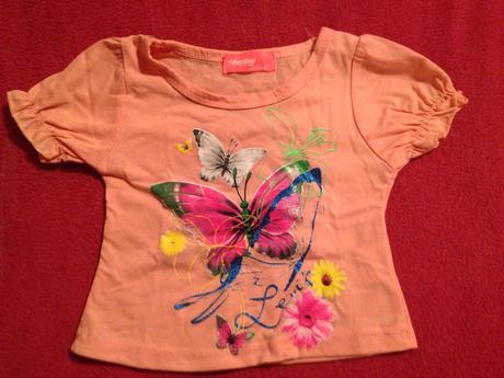 Dívčí tričko motýl, 62