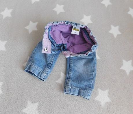 Zateplené riflíky papagino vel.68/74, 68