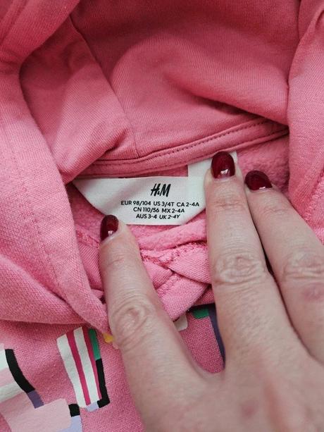 Mikina h&m, vel. 98/104, h&m,98