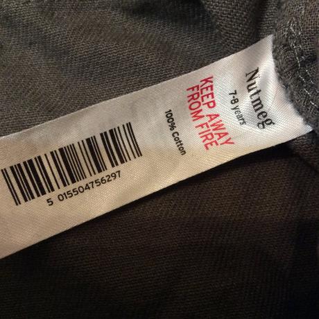 Džínová sukně s regulací velikosti v pase, nutmeg,128