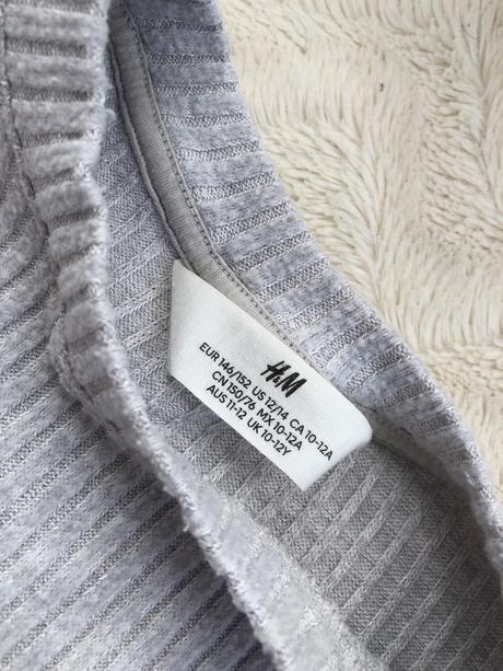 Sedy svetr h&m 146/152, h&m,146