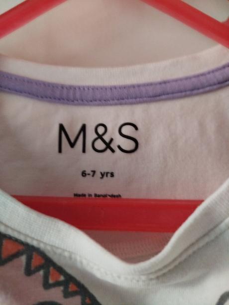 Pyžamový vršek zn. marks & spencer vel.122, marks & spencer,122