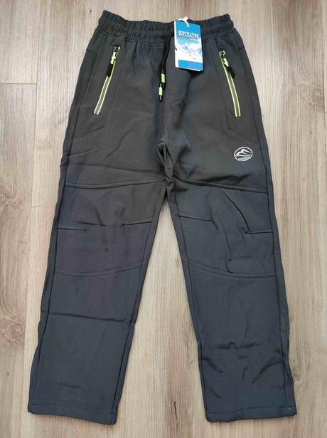 Softshellové zimní kalhoty sezon 140-176, 140 / 158 / 164 / 170 / 176