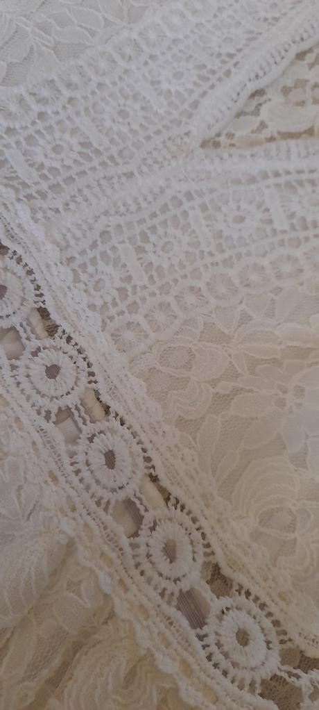 Lilie rose krajkové boho šaty, m