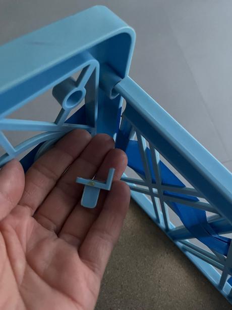 Retro dětská plastová postýlka pro panenku plyšáky, 