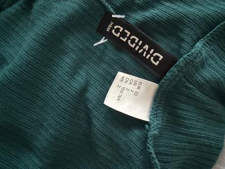 Zelené šaty se stojáčkem, h&m, velikost 32, h&m,32