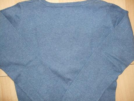 Jemný modrý sveter colours of the world, takko,s