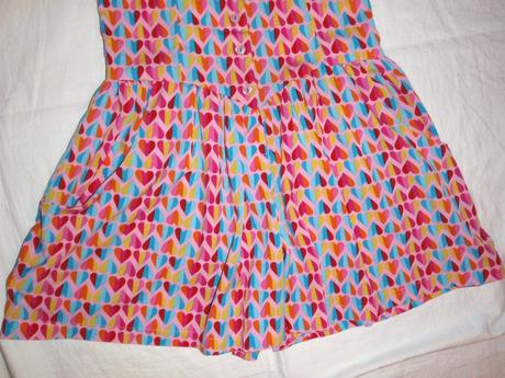 Nádherný růžový srdíčkový letní overal, young dimension,134