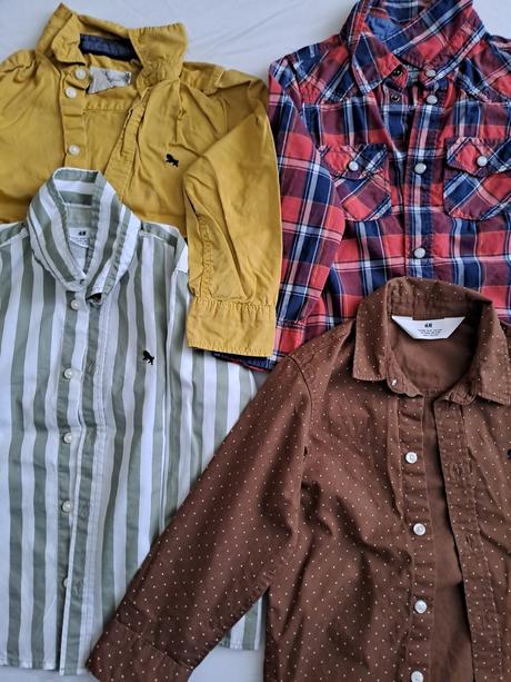 H&m set košile,trika, h&m,104
