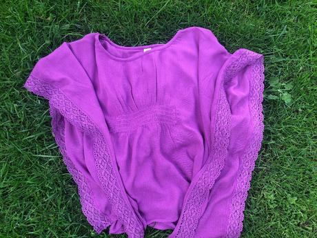 Fialova tunika yigga 146/152 plaz/ oslava, yigga,146