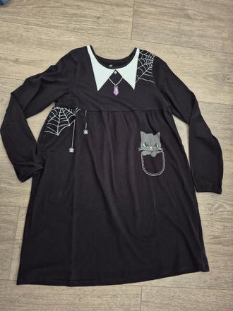 Šaty na halloween vel. 134/140, h&m,134