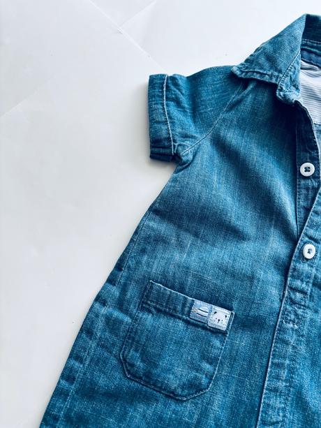 Overal džínový letní - v.3/6 mes, tu,68