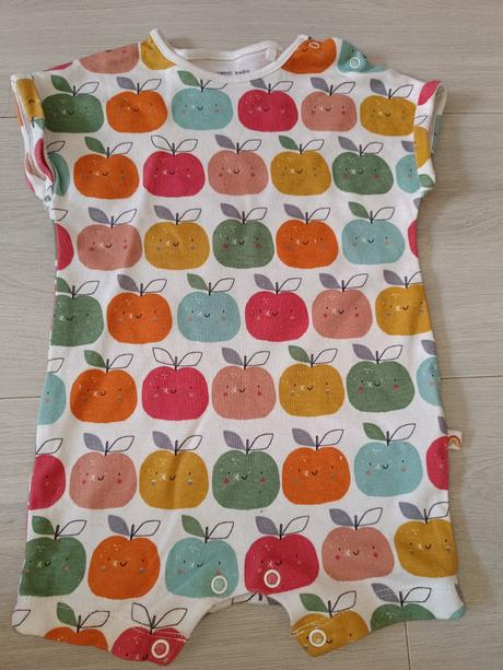 Letní overal s jablíčky 74 next, next,74