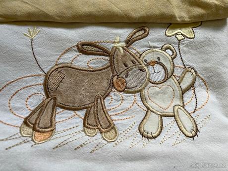 Set do dětské postýlky-peřinka,polštářek,mantinel,, šířka (cm): 100,délka (cm): 135