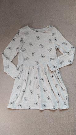 Šaty s motýlky, h&m,122