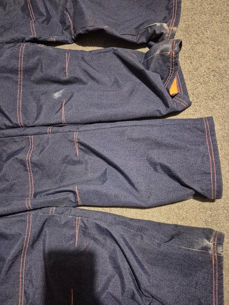 2 x zateplené kalhoty, 128