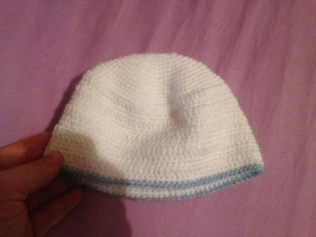 Klučičí háčkovaná čepička autíčko,obvod 35 - 38 cm, 56