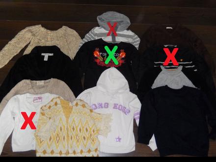 Nové a nošené dětské mikiny - vel.128, f&f,128