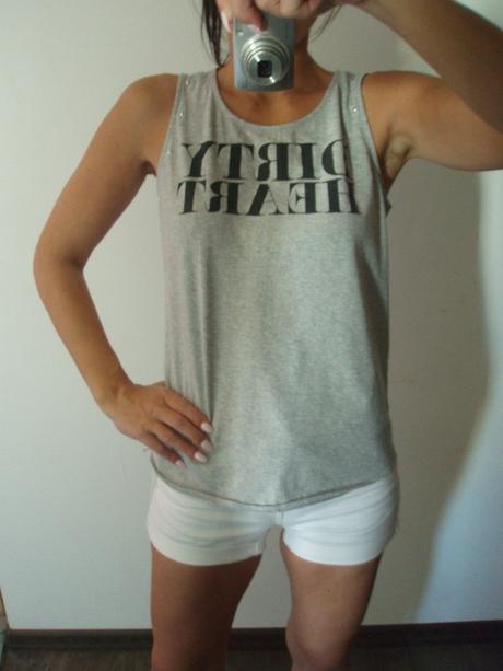 Šedé tílko jeans wear, l