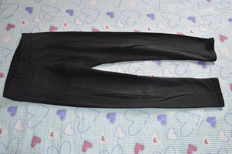 Černé legíny legínky, h&m,128
