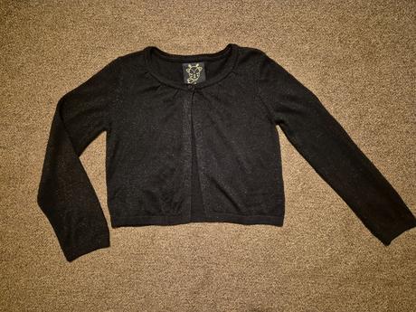 Dívčí svetřík- bolerko se třpytkami c&a vel. 128, c&a,128