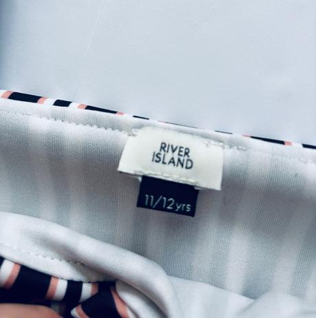 Ob/ overal s pruhy společenský - v. 11/12 let, river island,152
